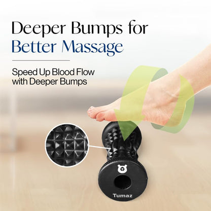 Tumaz Foot Roller for Deep Tissue Massage & Reflexology - color: Pink
