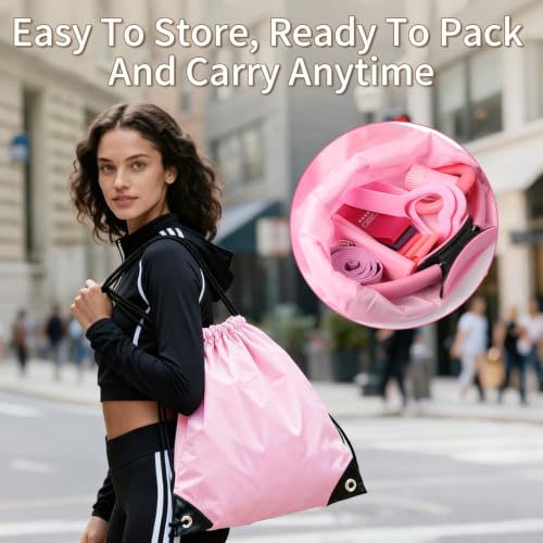 13-Piece Pilates Kit for Women, Pilates Equipment for Home Workouts, Pink