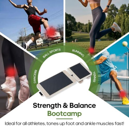 Adjustable Angle Ankle Axis Balance Board & Strengthener for Ankle Sprain