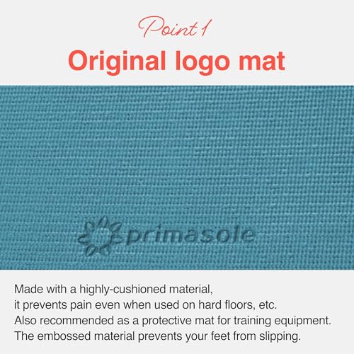 Primasole Yoga Mat with Carry Strap for Yoga Pilates Fitness and Floor Workout at Home and Gym Non-slip 9 colors - color: Dark Green‌, size: 1/3 inch (8 mm)