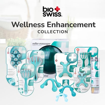 BioSwiss Scalp Massager, Handheld Head and Temple Massage Tool for Relaxation and Hair Stimulation - style: Scalp Massager