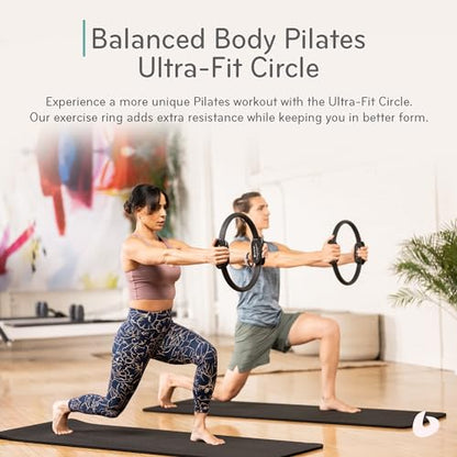 Balanced Body Ultra-Fit Circle Pilates Ring, Body Ring, Great Exercisers for Legs, Fitness Circle, Thigh Exercise, Pilates Circle, Pilate Ring Fitness Equipment for Home or Studio - style: Regular 15 Inch
