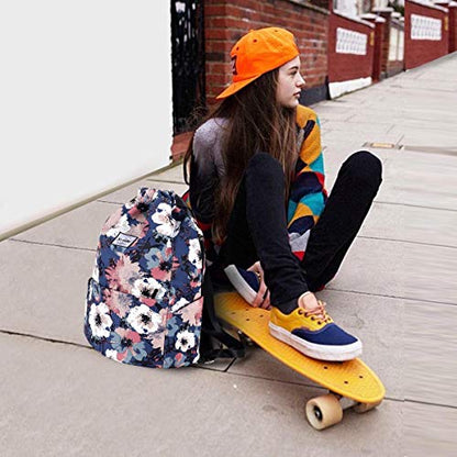 XEYOU Drawstring Backpack Bag Sport Gym Sackpack Beach Cinch Bag | Lightweight Swimming Bag, Water-Resistant Fabric, Travel Daypack for Women and Men - color: Flower Pattern