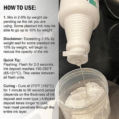 Rapid Cure® Screen Printing Plastisol Ink Curable Reducer - Pint | Screen Printing Ink Viscosity Reducer, Screen Printing Ink Thinner, Additive and Screen Printing Supplies - Pint - size: 16 fl oz