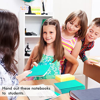 36 Pack Soft Cover Journal Bulk, Feela Lined Blank Travel Journal for Women Men Writing, Notebooks College Ruled for Work, Note Taking Notebook School Business Supplies, 8.2” x 5.5”, A5, Emerald - color: 36 Emerald