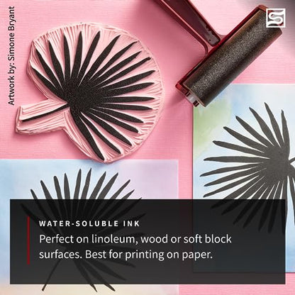 Speedball 3471 Super Value Block Printing Starter Kit – Includes Ink, Brayer, Lino Handle and Cutters, Speedy-Carve - size: 7 Piece Starter Kit