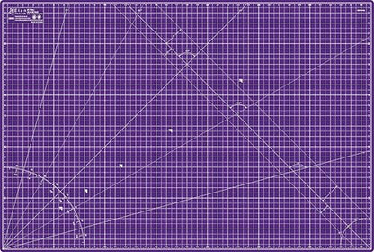 Elan Cutting Mat A1 Pink & Purple, Large Self Healing Cutting Mat 24 x 36 Inch, 5-Ply Craft Board Pink, Hobby Board for Crafts 24x36 Inch - style: 36 x 24"