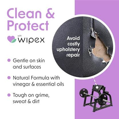 Wipex Gym Wipes Bucket Refill – EWG Verified, Plant-based Fitness Equipment Wipes, Lavender and Vinegar to Clean Surfaces, Safe Yoga Mat Cleaner, Gym & Peloton Bike Cleaner, 400 Count (Pack of 2) - size: 400 Count (Pack of 2), style: Lavender: Refill