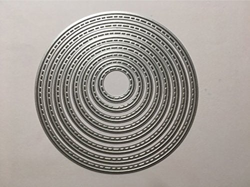 Big Round Cutting Dies Handmade DIY Paper Cards Album Decoration Stencils Template Embossing for Card Scrapbooking Craft Circle - style: Big Round
