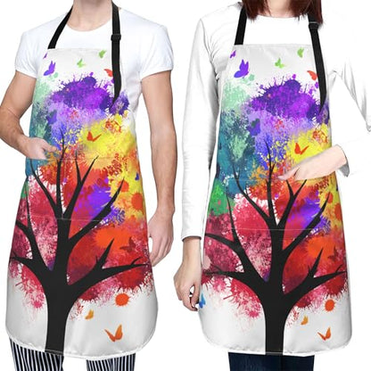 Artist Painting Apron with 2 Pockets Painters Art Aprons Gifts for Women Men - color: Artist