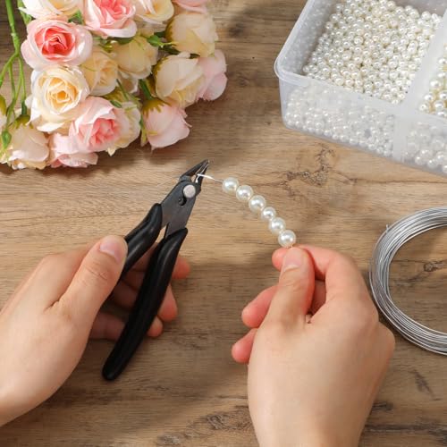 cobee 5 Rolls Craft Wire, 18 Gauge Wire for Jewelry Making, Aluminum Craft Wires Bendable Soft Crafting Wires, Flexible Metal Bailing Wired for DIY Crafts Jewelry Making