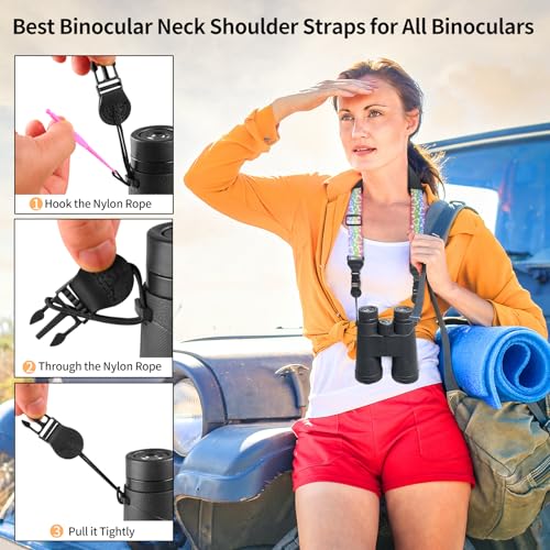 FIEIL Universal Shoulder Strap, Sandwich Mesh Padded Neck Lanyard, Replacement Comfortable Bag Strap for Camera, Cellphone Tablet,iPad, Laptop, Luggage Bag, Binocular(Rainbow Heart) - color: Rainbow Heart