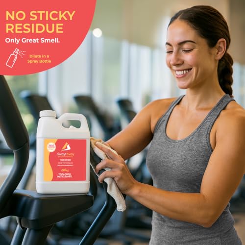 SwaytAway Fitness Mat Cleaner Concentrate Citrus, 32oz Makes 4 Gallons - size: 32 oz - 1 Pack