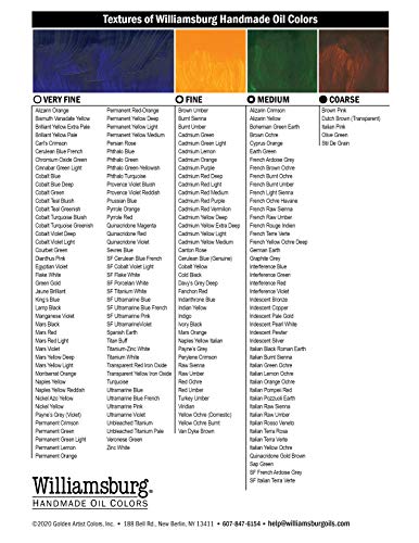 Williamsburg Artist Oil Colors by GOLDEN, Cadmium Yellow Deep, 37 ml tube, Professional Oil Paint, Opaque - color: Cadmium Yellow Deep, size: 1.25 Fl Oz (Pack of 1)