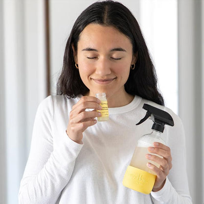 Zatural Hempy Home Starter Kit | Barefoot Approved™ | 4 Reusable Bottles + 4 Concentrates + Micro Fiber Towel | Bathroom - Floor - Multi-Surface - Window