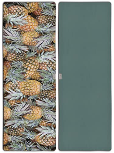 LEUS Yoga ECO Towel - Pineapple Paradise - color: Pineapple Paradise
