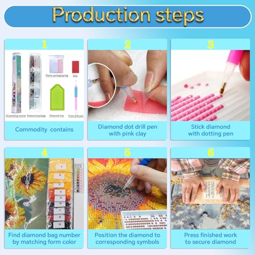 Diamond Art Kits for Adults,Heart FlowerDiamond Painting Kit 13.8X13.8inch | 5D DIY Full Round Drill Paint by Diamonds,Relaxing Diamond Dot Gem Art Painting Crafts,for Home Wall Beginners - color: KM1052-1
