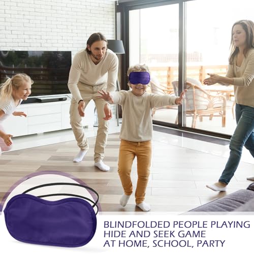 Tarpop 200 Pcs Eye Masks Adjustable Sleeping Mask, Purple - color: Purple