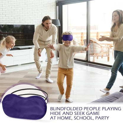Tarpop 200 Pcs Eye Masks Adjustable Sleeping Mask, Purple - color: Purple