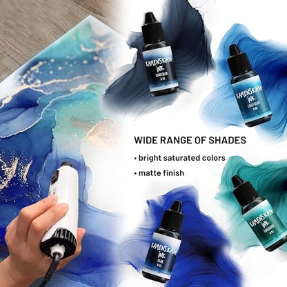 Alcohol Ink Set with Alcohol Ink Paper