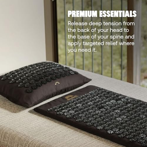 ShaktiMat Acupressure Mat for Tension Release, Premium Level 2 Black - color: Premium-black, size: Level 2