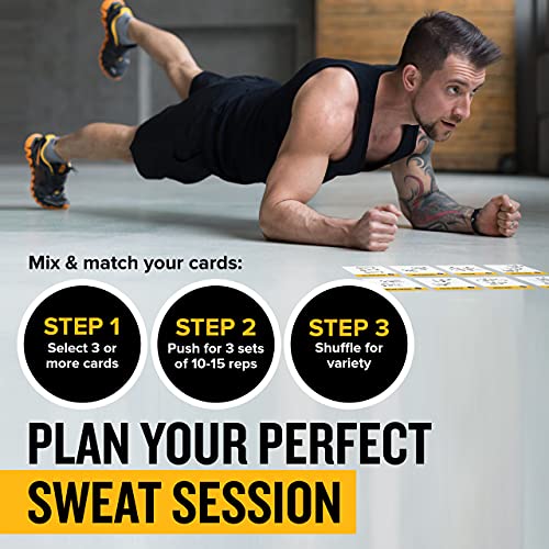 NewMe Fitness Bodyweight Workout Cards, Instructional Fitness Deck for Women & Men, Beginner Fitness Guide to Training Exercises at Home or Gym (Bodyweight, Vol 1) - style: Bodyweight Vol1