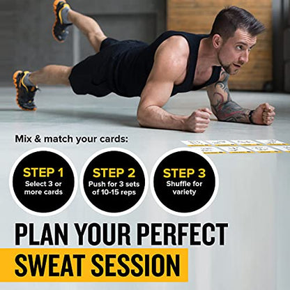NewMe Fitness Bodyweight Workout Cards, Instructional Fitness Deck for Women & Men, Beginner Fitness Guide to Training Exercises at Home or Gym (Bodyweight, Vol 1) - style: Bodyweight Vol1