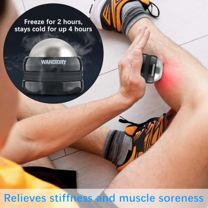 Ice Roller Ball for Muscle Recovery, Hot & Cold Therapy, 360° Massage | Deep tissue relief for sore muscles, reduces swelling, boosts circulation, perfect for workouts, recovery & daily relaxation - style: 1 - Pack - Ice Ball