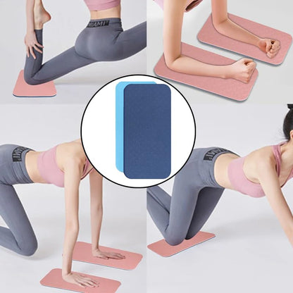 2 Pack Yoga Knee Pads Plank Elbow Pad Plank Board Elbow Cushion Cover Foam 8mm Non-Slip Balance Pad Ab Exercise Wheels Knee Pad for Balance Board Ab Roller Wheel Abdominal Wheel Exercise Workout