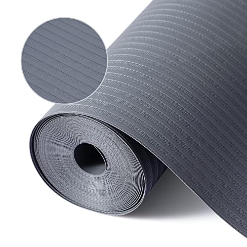 Mcrbeay Shelf Liner Non Adhesive, Washable Cabinet Liners for Shelves - color: Dark Gray, size: 10"W x 360"L