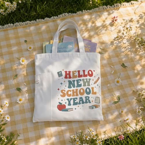 Teacher Tote Bags for Travel Shopping, Teacher Appreciation Gifts - color: Style-3