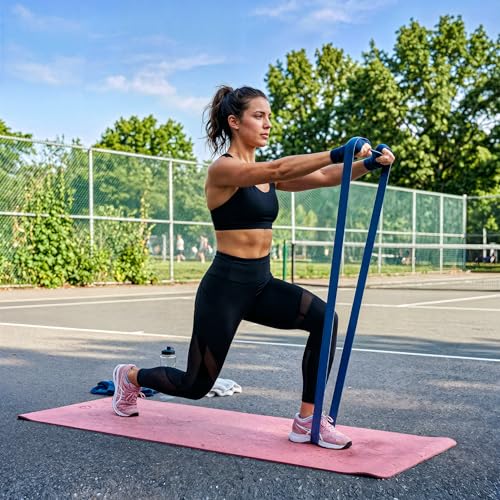 Pull Up Resistance Bands Set of 5 (8-125 lbs) Heavy Duty Workout Bands