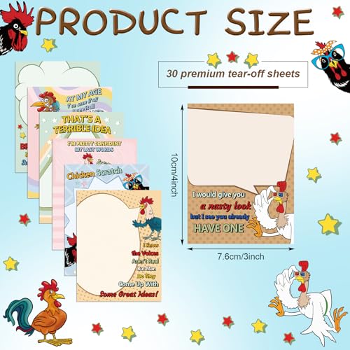 Pajean 12 Designs Funny Sticky Notes, Office to Do List,Funny Style | Sarcastic Notepads with Funny Sayings, 3 X 3.93 Inch Sticky Memo Pads, Assorted Colors, Office Desk Supplies - style: Funny Style