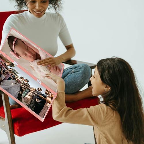 2 Pack A3 Storage Book for Diamond Painting | Handheld Diamond Art Portfolio Folder with 30 Pocket, Diamond Art Storage Book for 12”x16” Diamond Painting Photo Picture