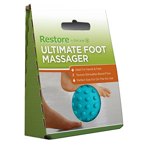 Gaiam Restore Ultimate Foot Massage Roller,Blue,(Pack of 12) - size: 1 EA (Pack of 12)