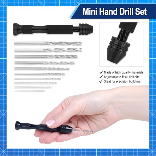 Mandala Crafts 25 PC Model Building Hobby Tools Kit for Scribing Miniatures | Scribe Handle, Drill, Tweezers, Brush for Plastic, Miniatures, Mecha, Scale Kits, Aircraft, Tanks, Ships, Cars, Metal & Resin - style: Model Metal Scribing Tool 30 PCs