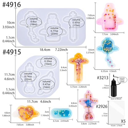 Resin Shaker Molds Kits Set with Films Medical Angels - color: Medical Angles