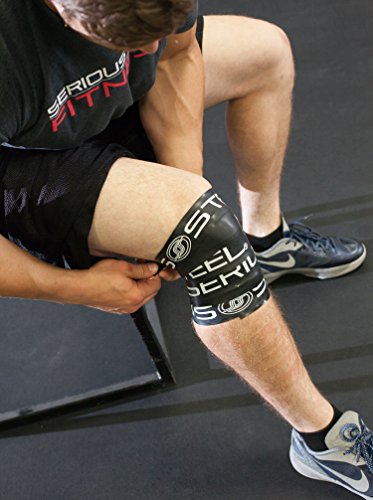 Serious Steel Mobility & Recovery (Floss) Bands |Compression Band | Tack & Flossing Band (7' L x 2" W) - color: Pair - Red & Black