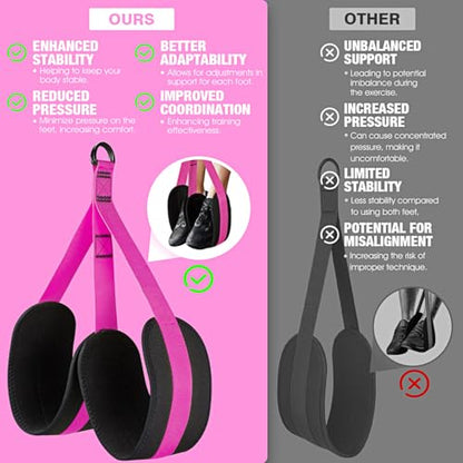 Ayombo Pull Up Assistance Bands, Resistance Bands for Pull Up Bar Workout, Adjustable Heavy Duty Pull Up Assist Equipment with 4 Assistance Bands, Home Gym Fitness Exercise Strength Training - color: Red