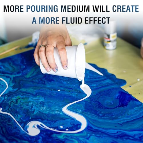 Falling in Art 67.6 Oz Pouring Medium for Acrylic Paint | Paint Thinner with High Flow Consistency - size: 67.57 Fl Oz (Pack of 1)