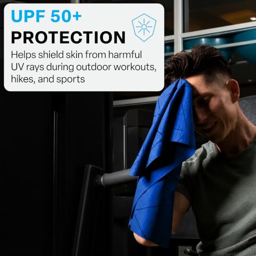 COLD FACTOR Instant PVA Cooling Towels, Cooling Neck Wraps, Blue, 1 Pack - color: Blue