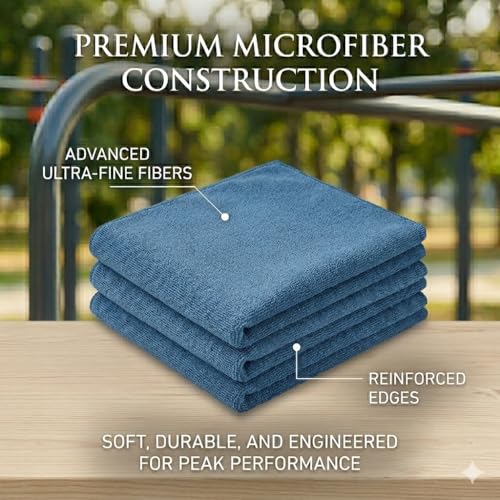 Fitness Towel 37.4 x 15.75 Inches, Quick Dry Microfiber Gym Towel for Men Women, Highly Absorbent Cooling Towel for Workout, Hot Yoga, Running, Camping - Indigo 1 Pack with Pouch - color: Indigo