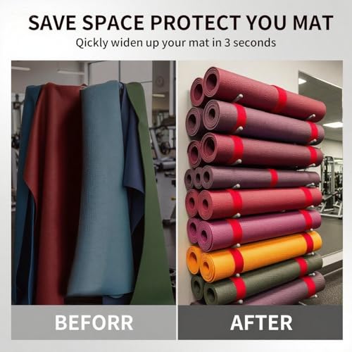 Yoga Mat Carrier Strap, Adjustable Thick Straps Sling for Carrying Large Mats, Stretching Band - color: 1pc Slap Band Red