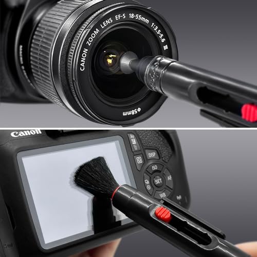 Aispour Camera Lens Cleaning Kit, 10-in-1 Camera Cleaning Kit | Camera Lens Cleaner and Camera Accessories, Includes Lens Cleaning Kit/Lens Cleaner/Lens Cleaning Pen/Soft Brush - size: Standard Version