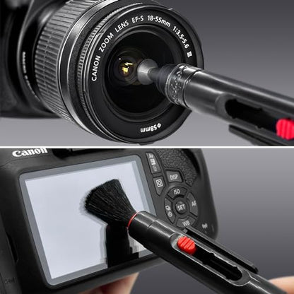 Aispour Camera Lens Cleaning Kit, 10-in-1 Camera Cleaning Kit | Camera Lens Cleaner and Camera Accessories, Includes Lens Cleaning Kit/Lens Cleaner/Lens Cleaning Pen/Soft Brush - size: Standard Version