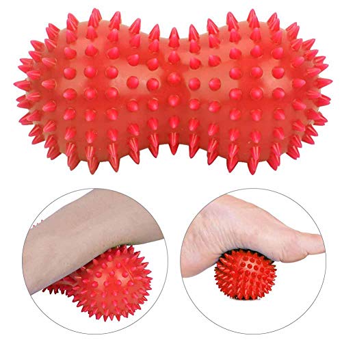 Massage Balls,Pvc Peanut Massage Balls Foot Back Shoulder,Foot Massager,Plantar Fasciitis & All Over Body Deep Tissue Muscle Therapy For Strength Exercise/Relax (2#)