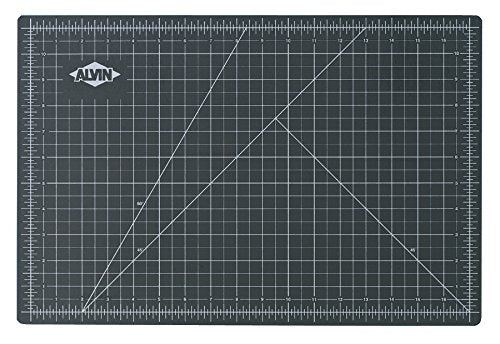 ALVIN GBM Self-Healing Cutting Mat 48 x 96 inch | Double-Sided Green/Black | 5-Layer Gridded Surface for Arts, Crafts and Sewing - Model GBM4896 - size: 96"L x 48"W