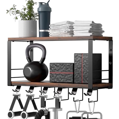 TJ.MOREE 2 Tier Floating Shelf Compatible with Tonal Accessories Wall Mount