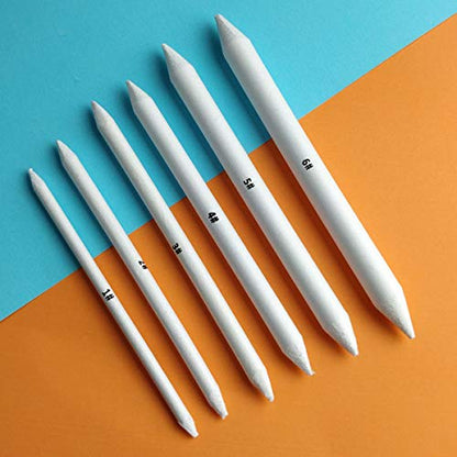 6 PCS Blending Stumps and Tortillions, Sketch Drawing Tools | Paper Art Blenders for Student Sketch Drawing