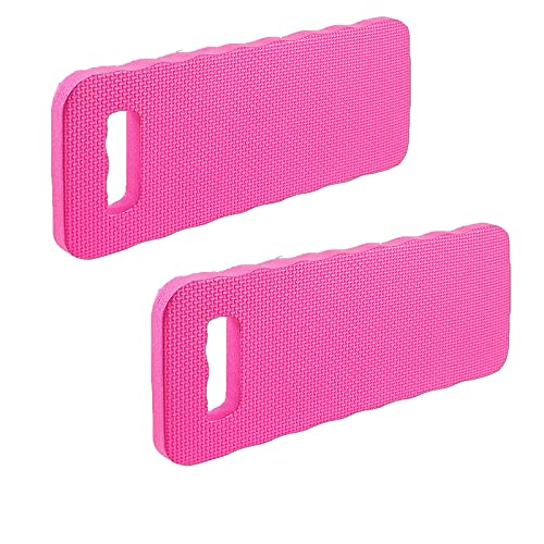 2PCS Pink Garden Kneeling Pad,Waterproof Knee Mat for Gardening, Bath, Yoga - color: Pink-2 PCS